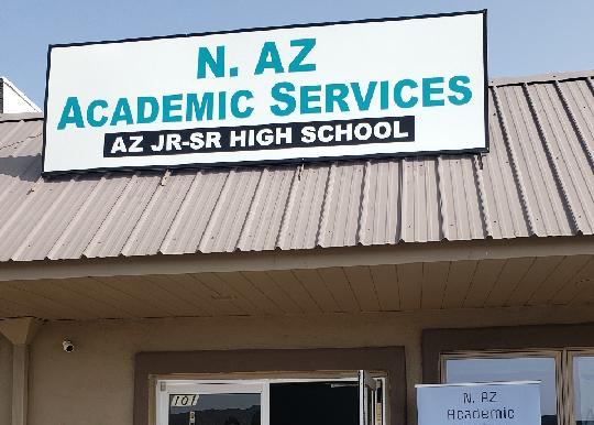 Arizona Jr/Sr Private High School Prescott Valley campus entrance
